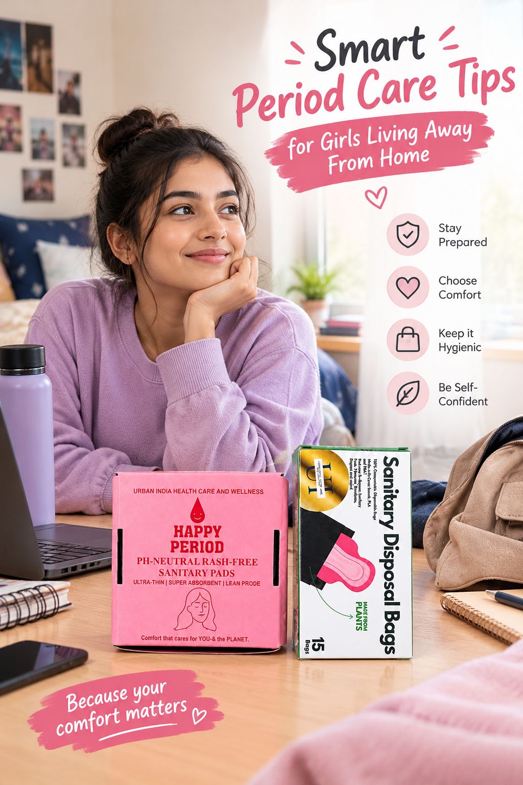 Smart Period Care Tips for Girls Living Away From Home