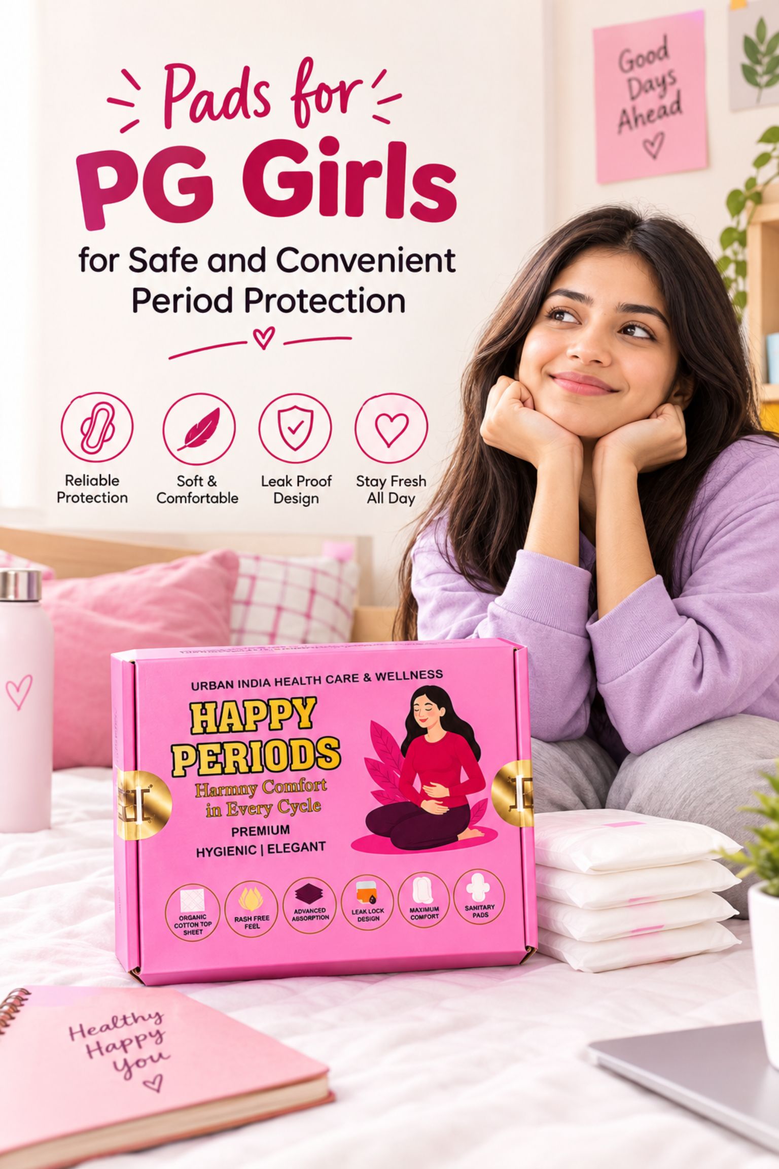 Pads for PG Girls for Safe and Convenient Period Protection