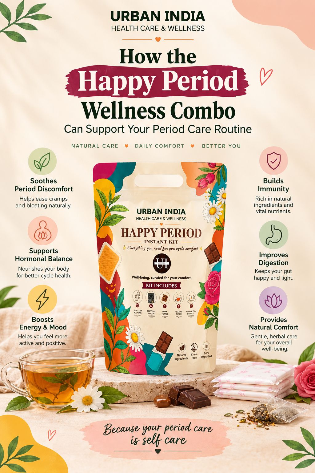 How the Happy Period Wellness Combo Can Support Your Period Care Routine
