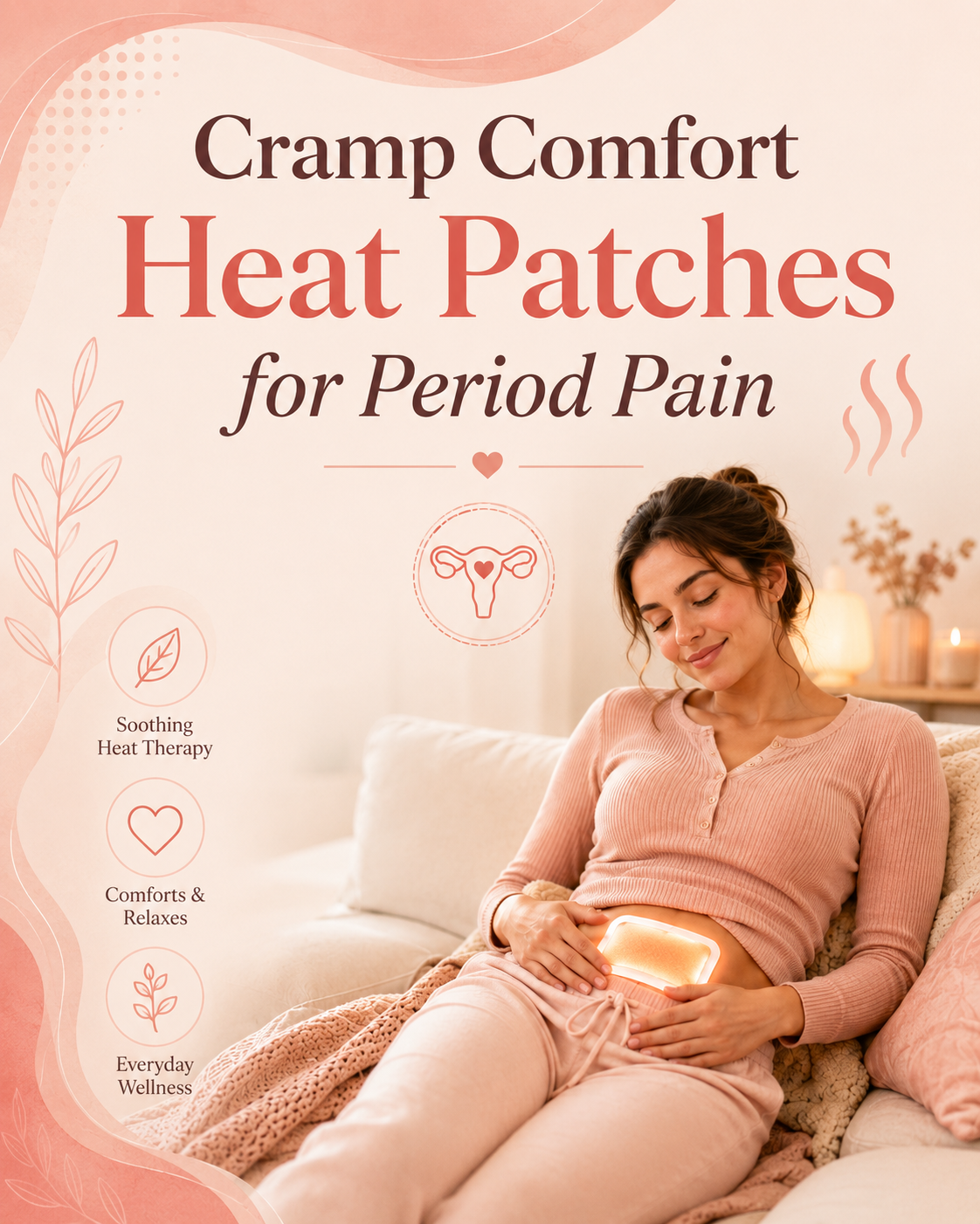 Cramp Comfort Heat Patches for Period Pain